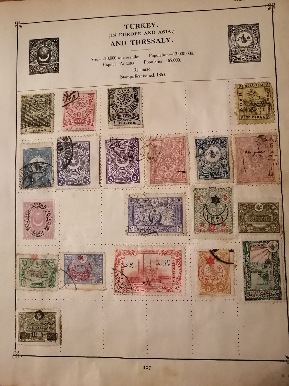 Tous les timbres: 33mal Osmanisches Reich – D'occasion à Happerswil par tschergi