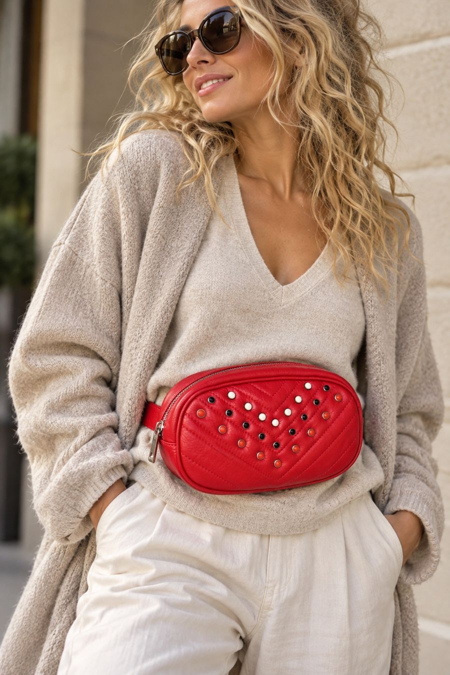Borse da donna: Stylische Echtledertasche / Bauchtasche – Nuovo (secondo la descrizione) da Oberwil-Lieli venduto da Svetlana28 1