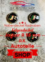 Jaguar R 58 mm Nabendeckel Radnaben Nabenkappen Felgendeckel