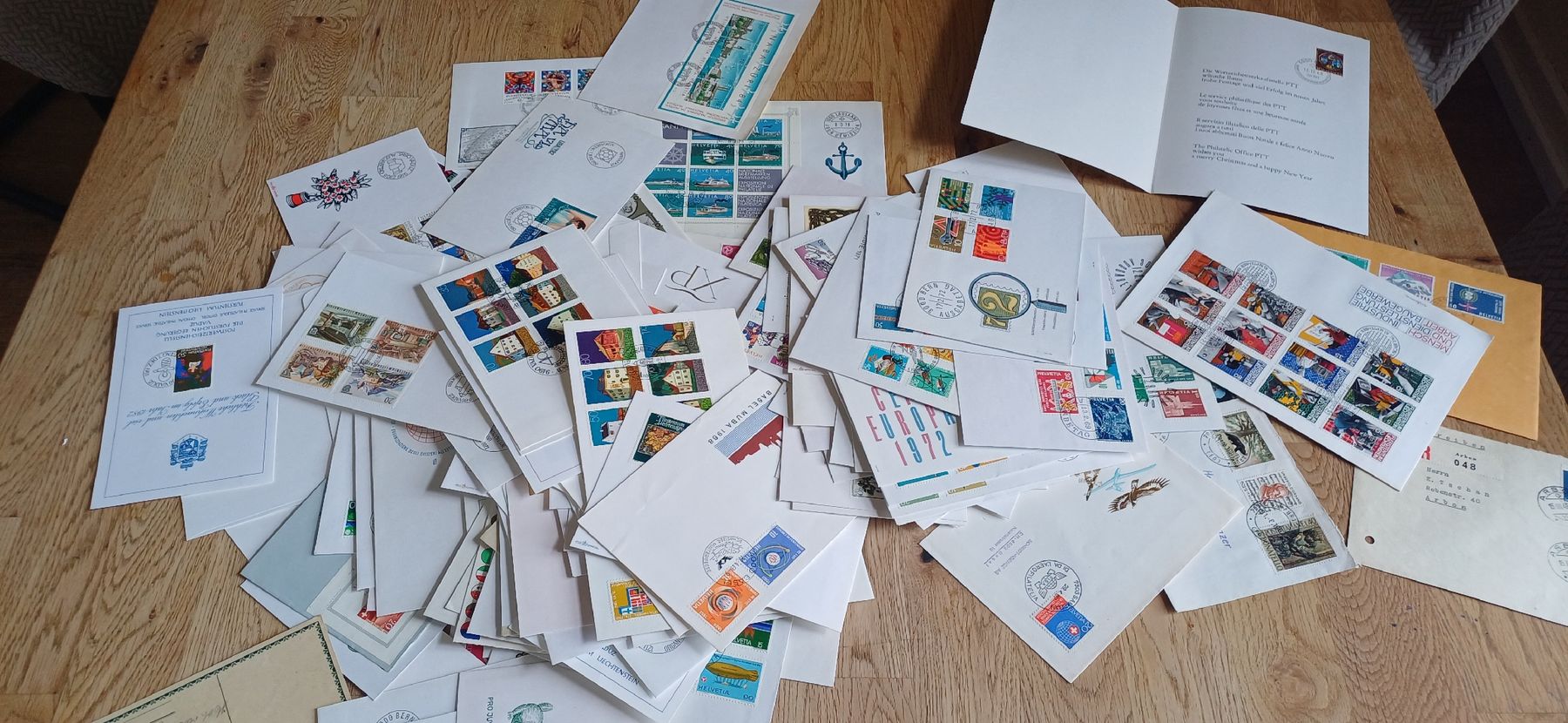 Alle Briefmarken: 137 Sonderbriefe  – Gebraucht aus Flawil von Naphtali 5