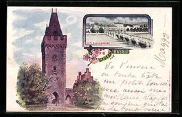Basel, St. Albanthor, alte Rheinbrücke