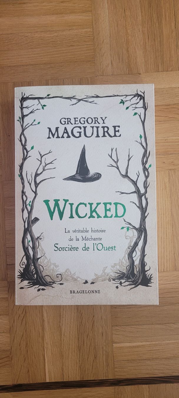Livres: Wicked par Gregory Maguire – D'occasion à Lausanne par mar_82hp