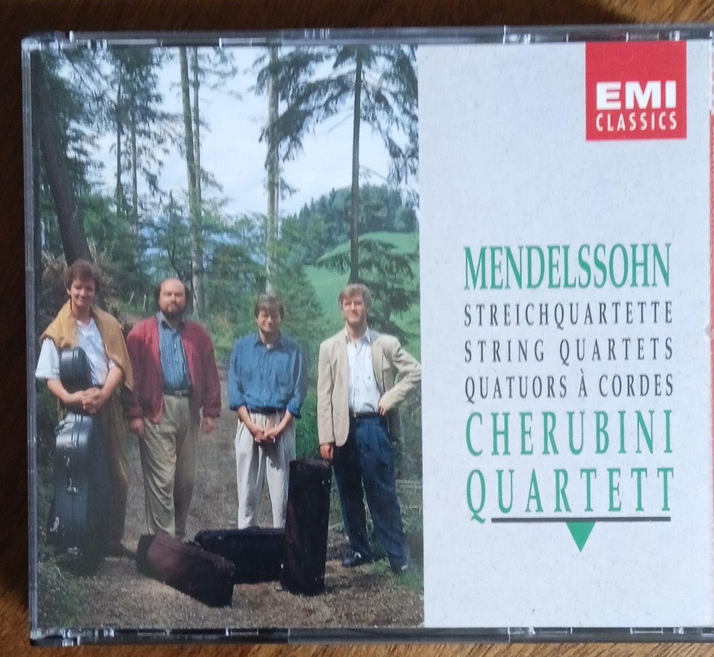 CD: CD Mendelssohn Streichquartette Cherubini Quartett – Usato da Bern venduto da ballotenor