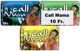3 diverse Call Mama Prepaid Telefonkarten