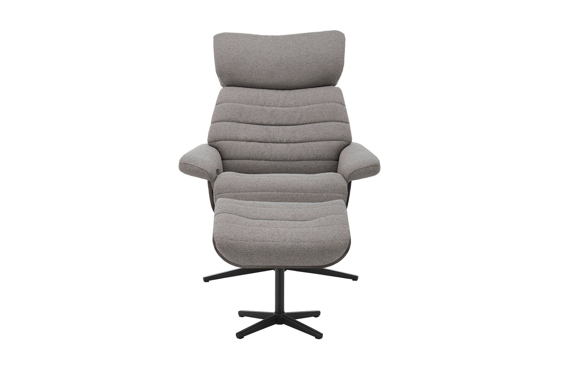 Poltrone: Relax Sessel ULLA Stoff grau inkl. Hocker – Nuovo (secondo la descrizione) da Unterentfelden venduto da moebelrufli 4
