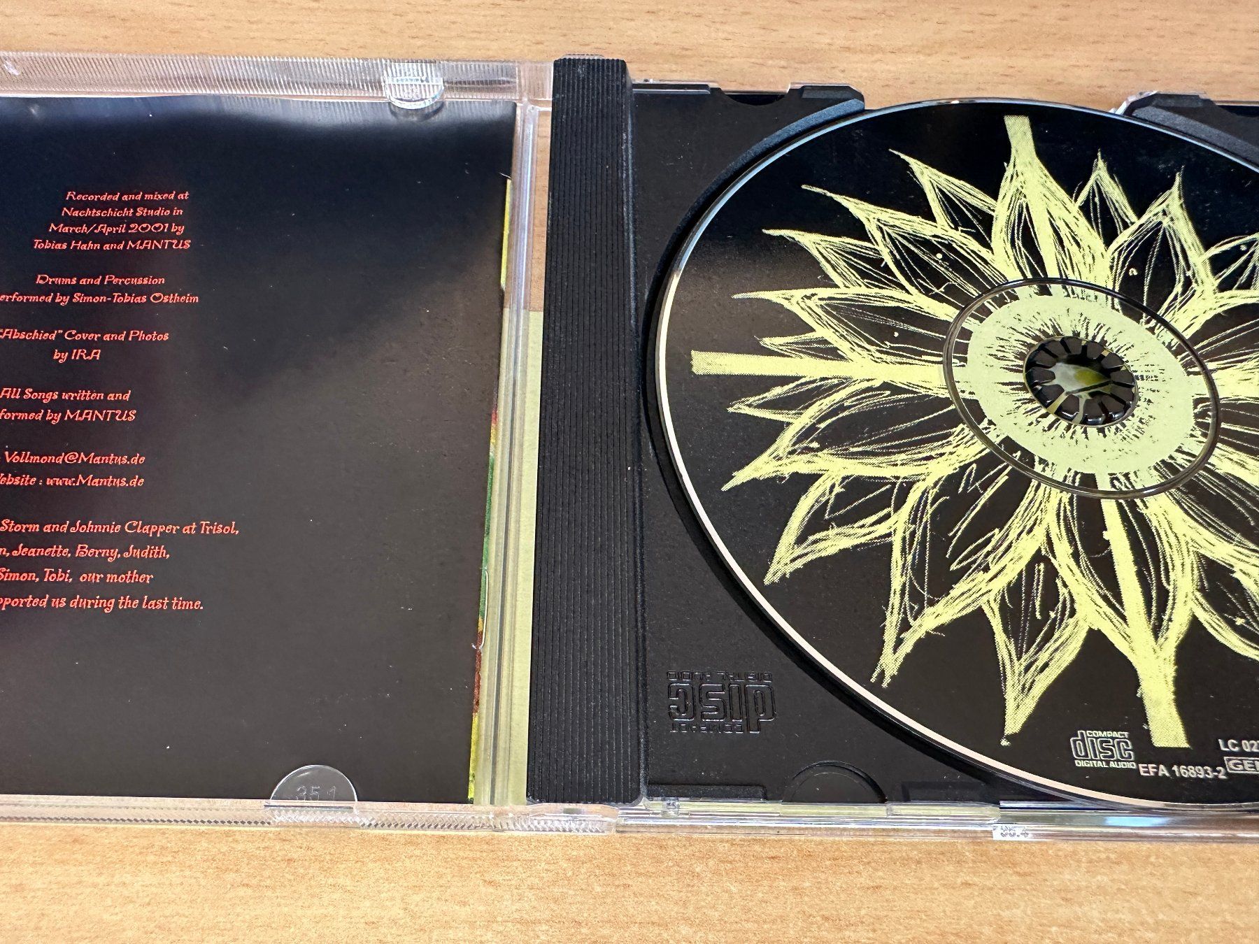 CD: Mantus – Abschied – Usato da Rikon im Tösstal venduto da Alpenmutz 2