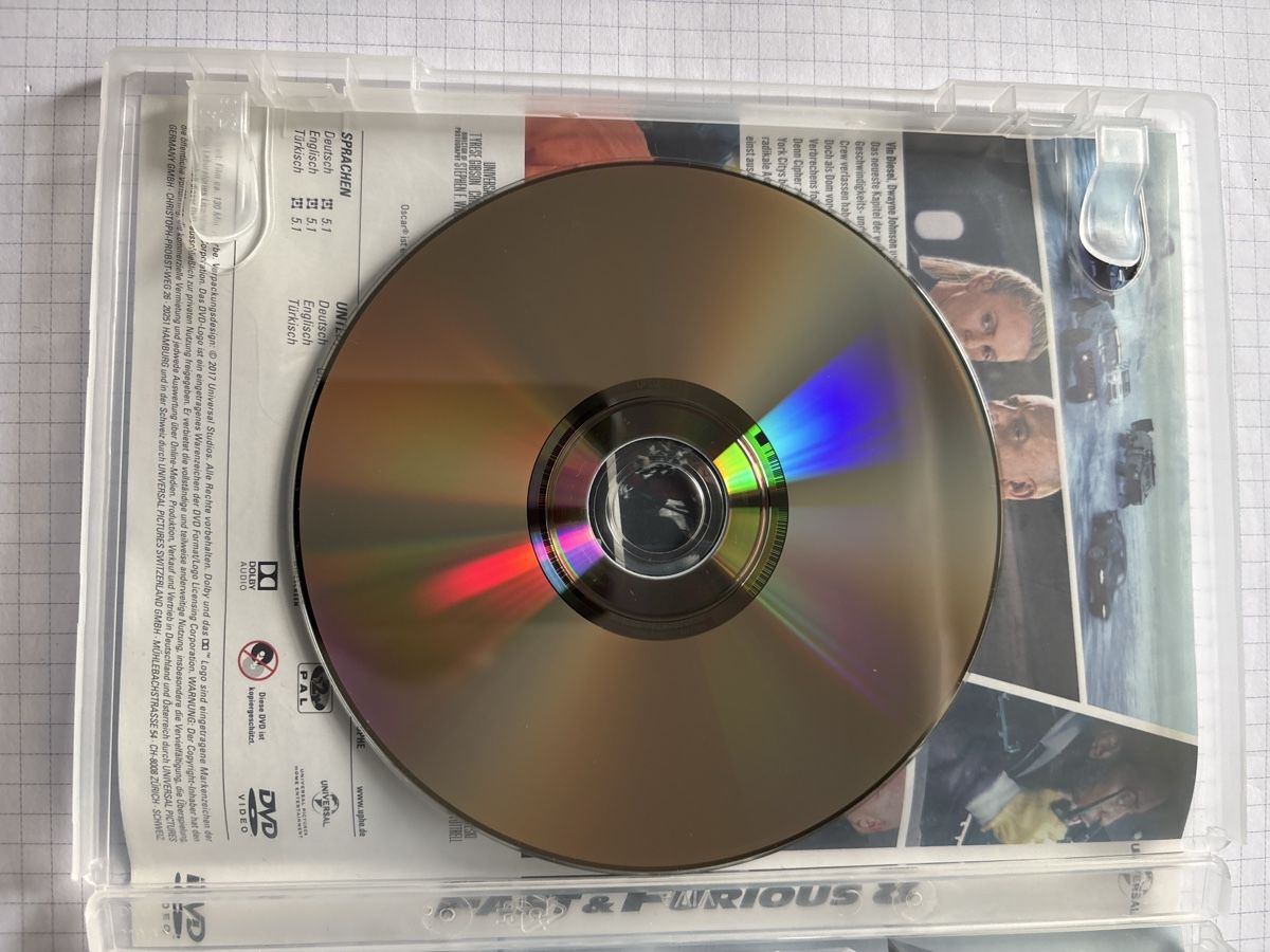 Tous les DVDs: FAST & FURIOUS 8 – Neuf (Voir description) à Unterengstringen par hab_dyp5 3