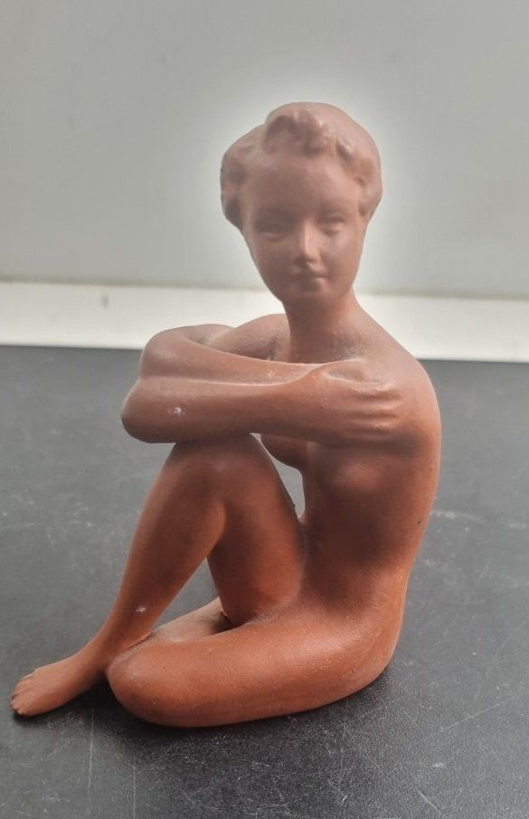 Figuren: Erotik Skulptur Aktfigur Keramik – Gebraucht aus Flums von Flumsantik