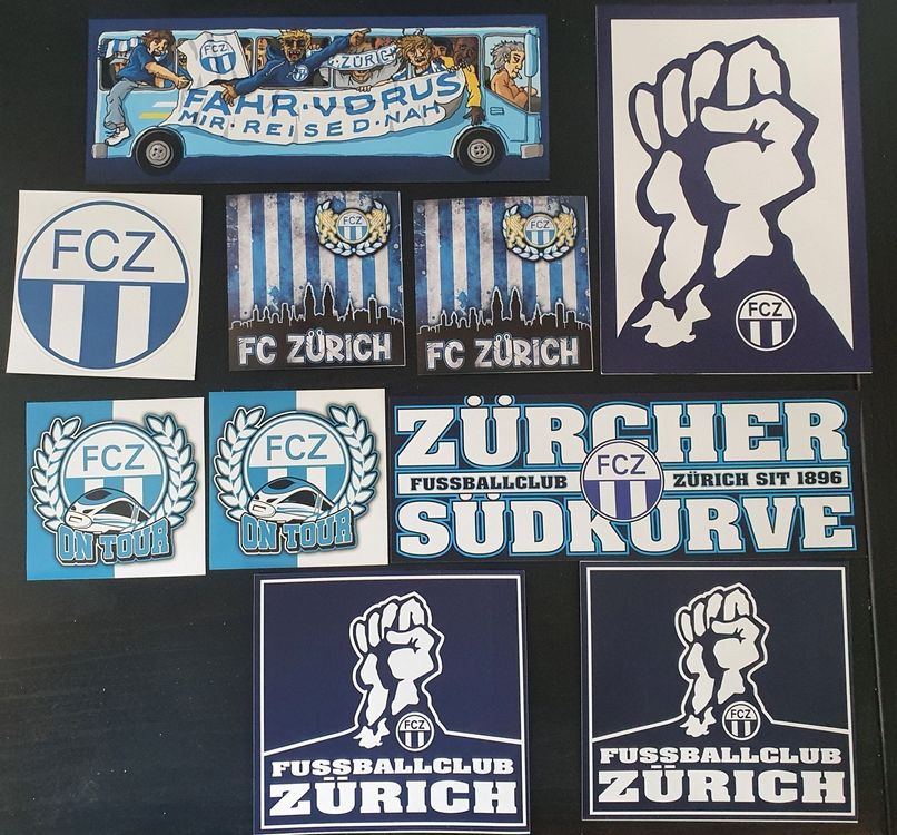 FCZ Stickers 10Stk. | Kaufen auf Ricardo
