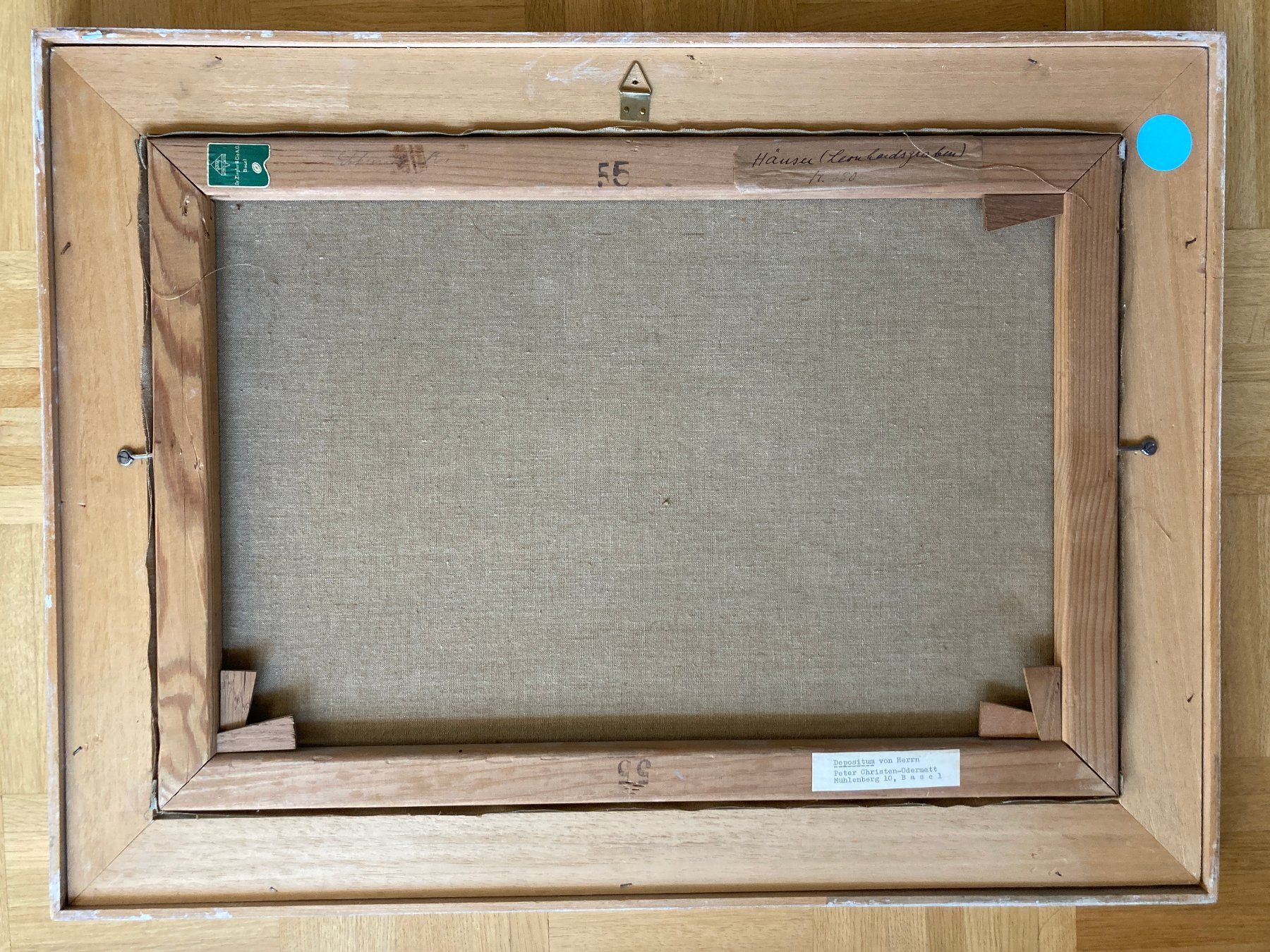 Dipinti: Charles Hindenlang, "leonhardsgraben unter Schnee" – Usato da Basel venduto da ToniM25 3