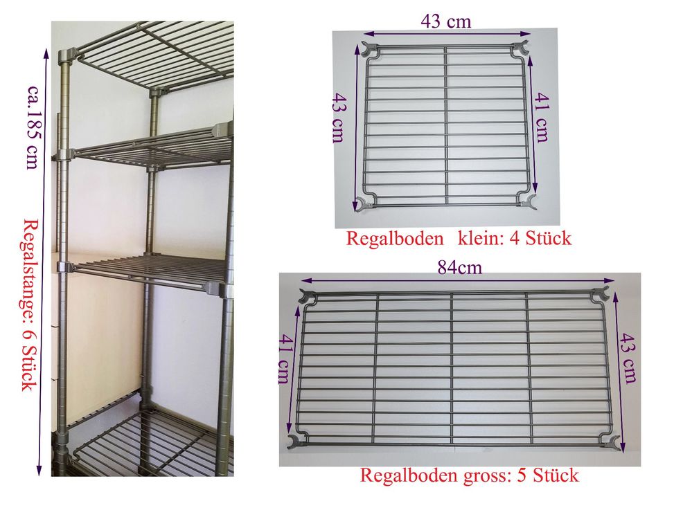 Regal für Keller, Abstellraum mit Schrank & Kommode /Metall Kaufen