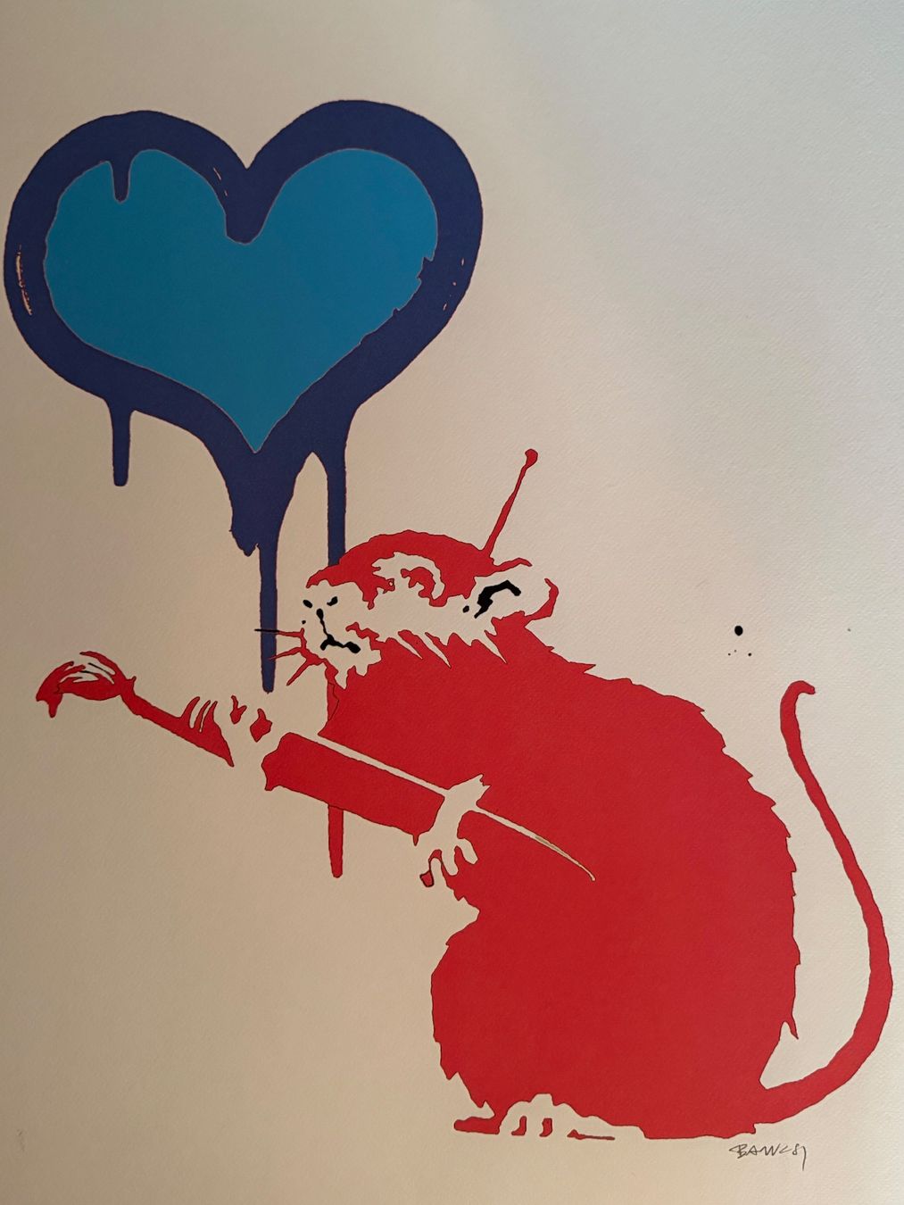 Dipinti: Love Rat Banksy – Usato da Basel venduto da PAUL_ART 1