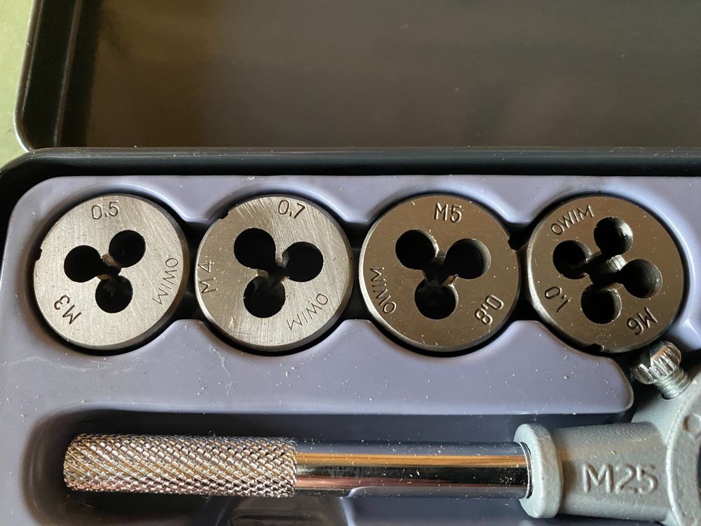 Rohrgewindeschneider Set - 1/2 Und 3/4 Zoll Für Innengewinde An Wasserrohren