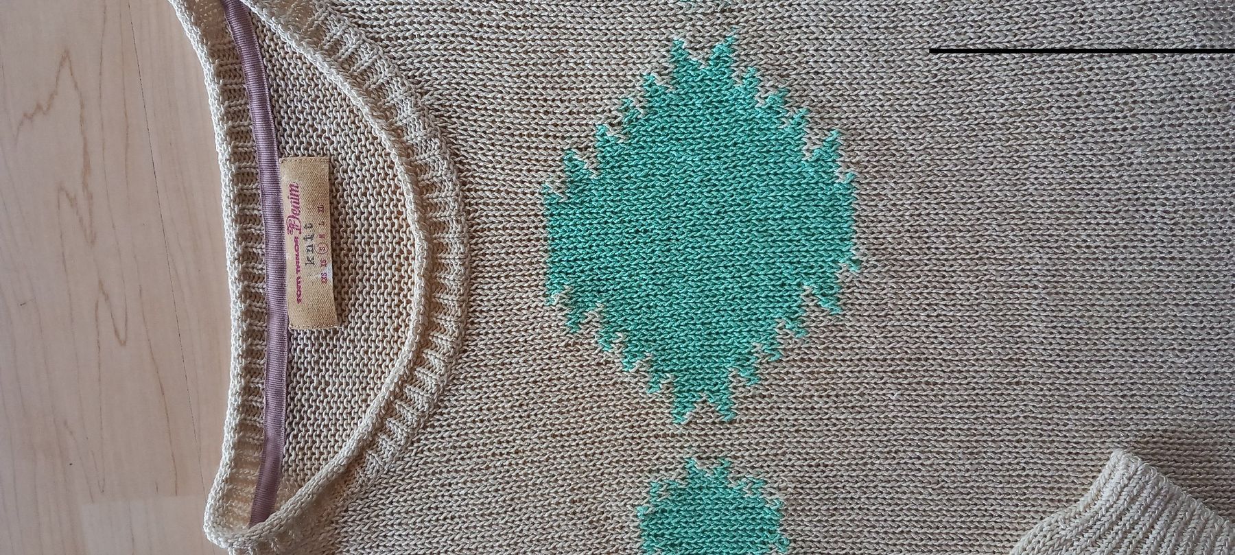 Tom Tailor Maglioni & Felpe: Süsser Sommer Pullover Gr. S mit Rautenmuster, Tom Tailor – Nuovo (secondo la descrizione) da Rebstein venduto da bestforyou 1
