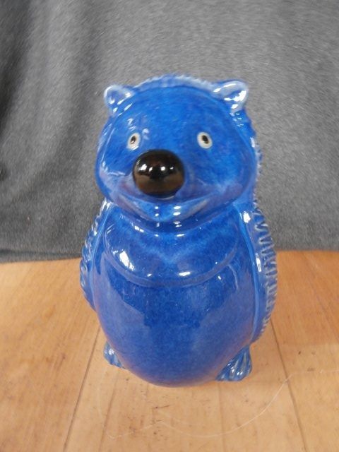 Tutte le decorazioni: dekorativer Igel in Blau – Usato da Rüschegg-Heubach venduto da Ofen111