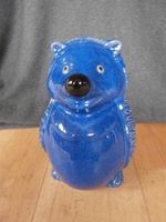 dekorativer Igel in Blau