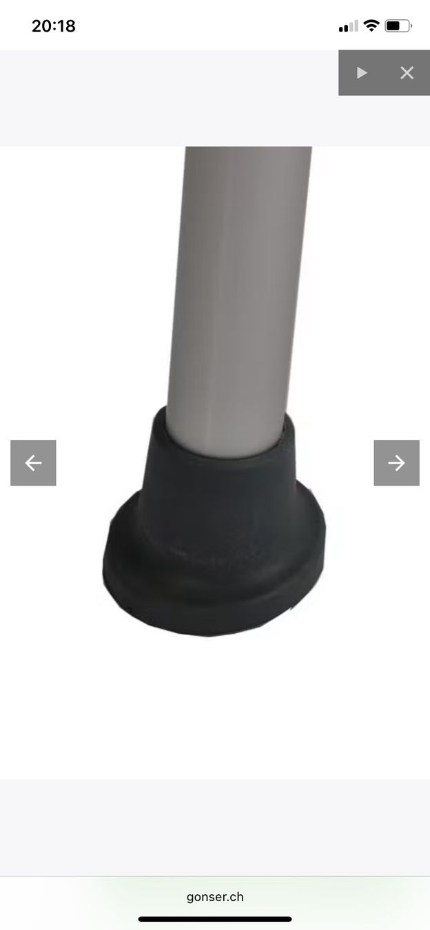 Hocker: Gonser Duschhocker weiss NEU – Neu und originalverpackt aus Recherswil von Sey60 5