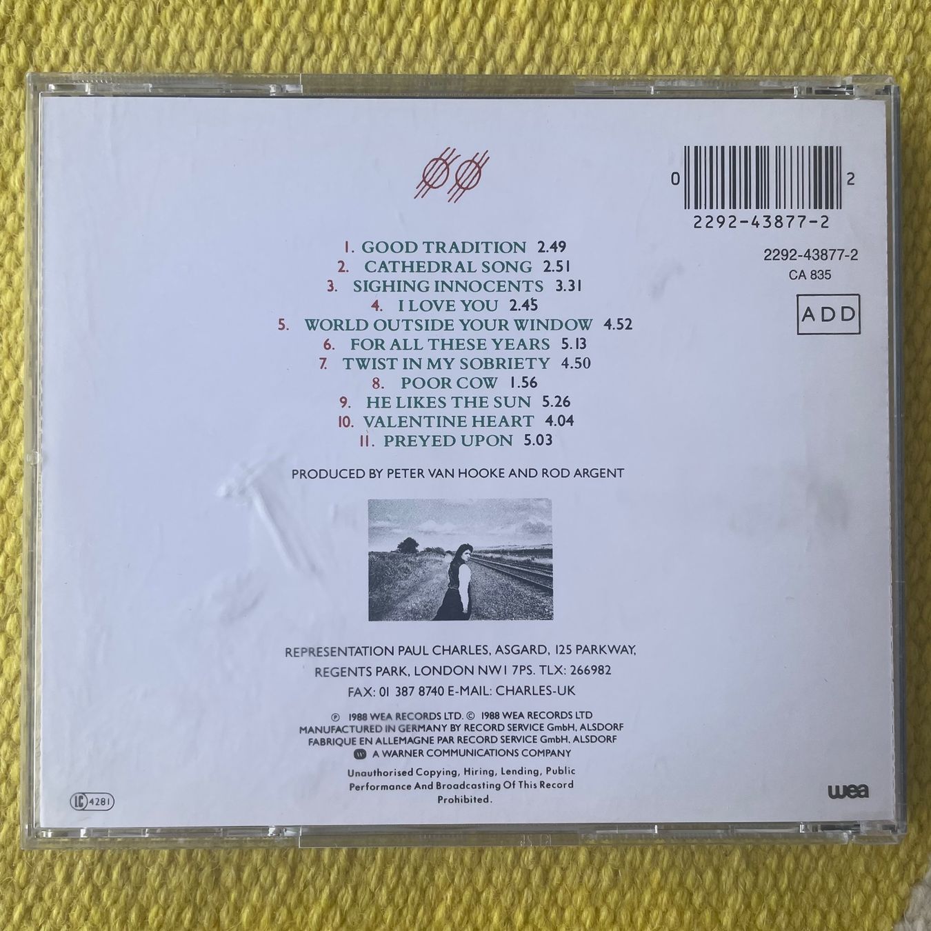 CDs: TANITA TIKARAM-ANCIENT HEART – Gebraucht aus Rorschacherberg von CD-Roli 1