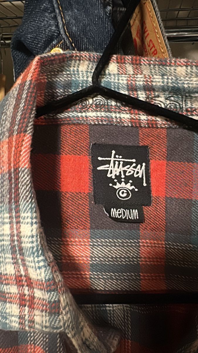 Camicie: Stüssy Flannel/ Hemd grösse M – Usato da Männedorf venduto da willywonka14 1