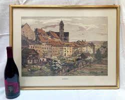🌟Ernst Emil Schlatter (19)12, Aarau Altstadt Halde Litho 🌟