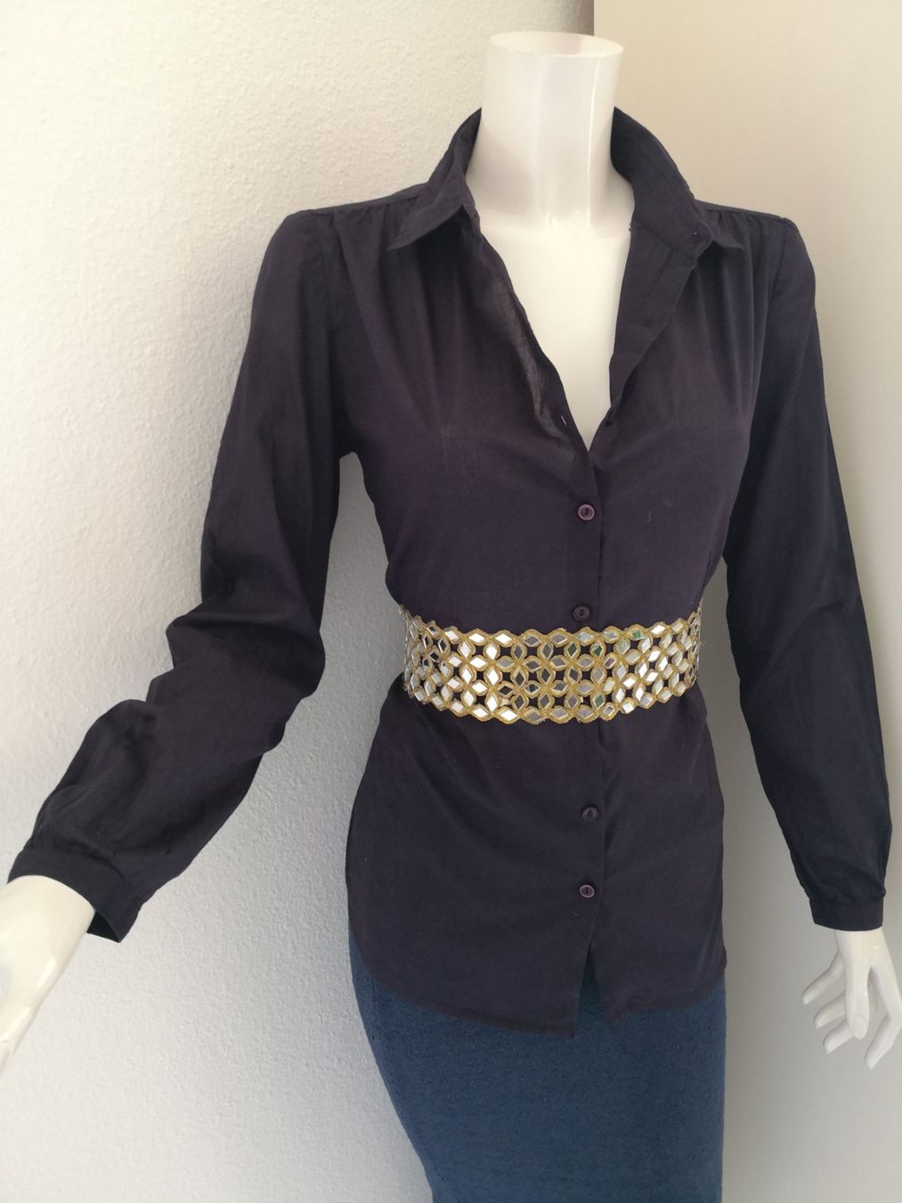 Mango Camicette: 🤩MANGO BAUMWOLL-BLUSE VIOLET MIT NÄHTE – Nuovo (secondo la descrizione) da Olten venduto da Naja-Twins-Twins 2