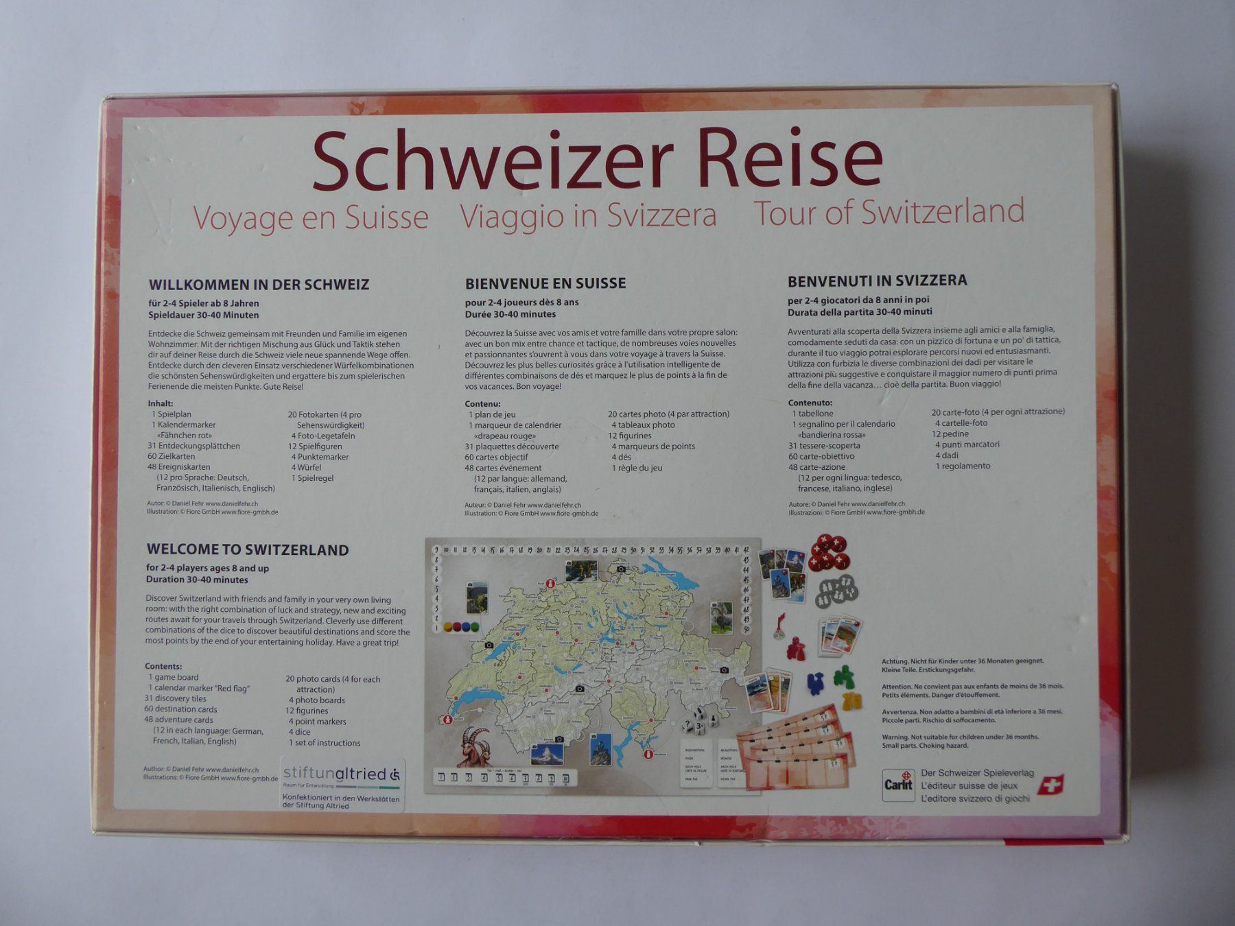 Carlit Giochi: Schweizer Reise, Carlit 201491, 2020, Autor: Daniel Fehr – Usato da Turbenthal venduto da Panau 5