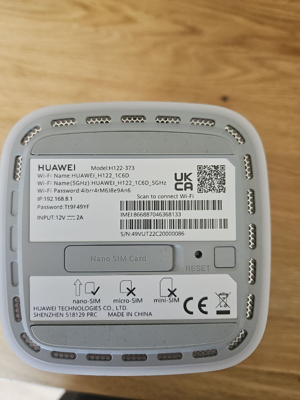 Huawei 5G Router H122-373 CPE Pro - Top Zustand! (Gebraucht) in ...