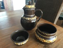 Vintage 3-er set aus Keramik
