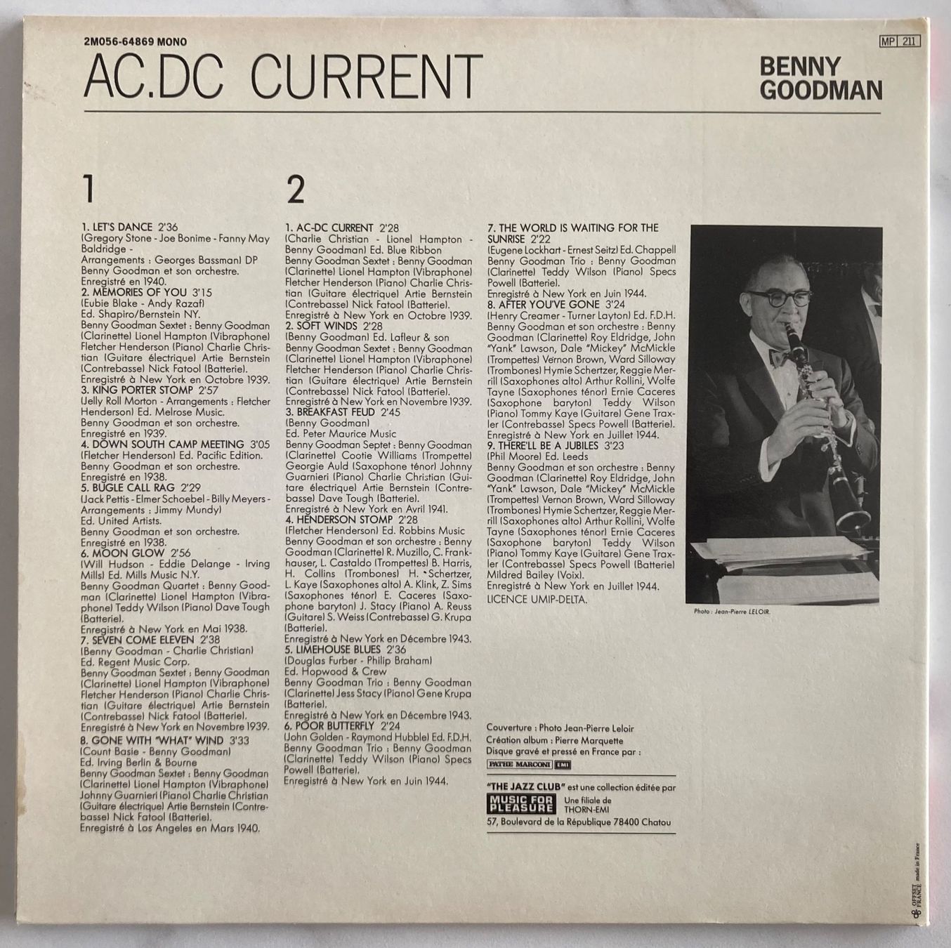 Dischi in vinile: BENNY GOODMAN - LET'S DANCE – Usato da Poliez-Pittet venduto da Newtown-Records 1