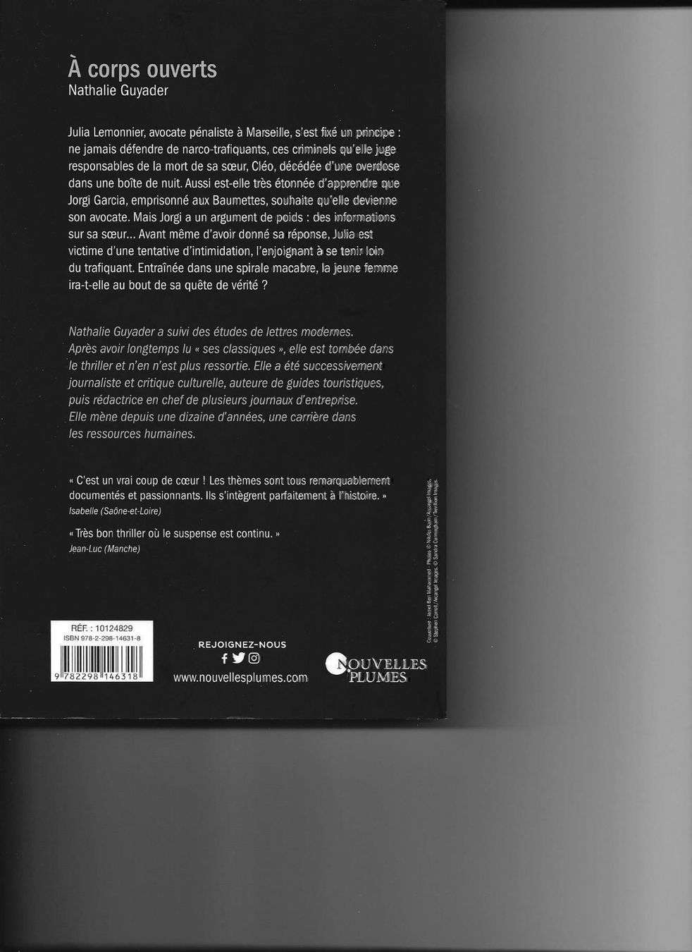 Libri: A CORPS OUVERTS de Nathalie Guyader – Nuovo (secondo la descrizione) da Yverdon-les-Bains venduto da Monique6