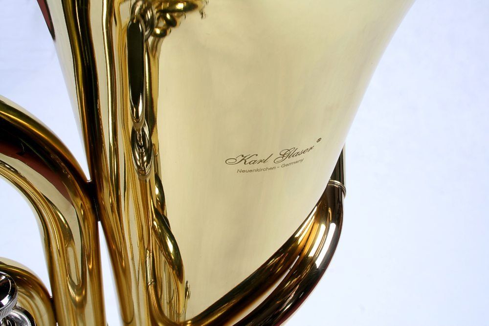 Karl Glaser Strumenti musicali: Hochwertiges Euphonium, Bb Stimmung 4 Monel Ventile – Nuovo e nell'imballaggio originale da Lostallo venduto da Guddah78 1