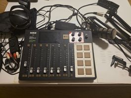 RODE Rodecaster Pro Podcast Bundle - Top Zustand!