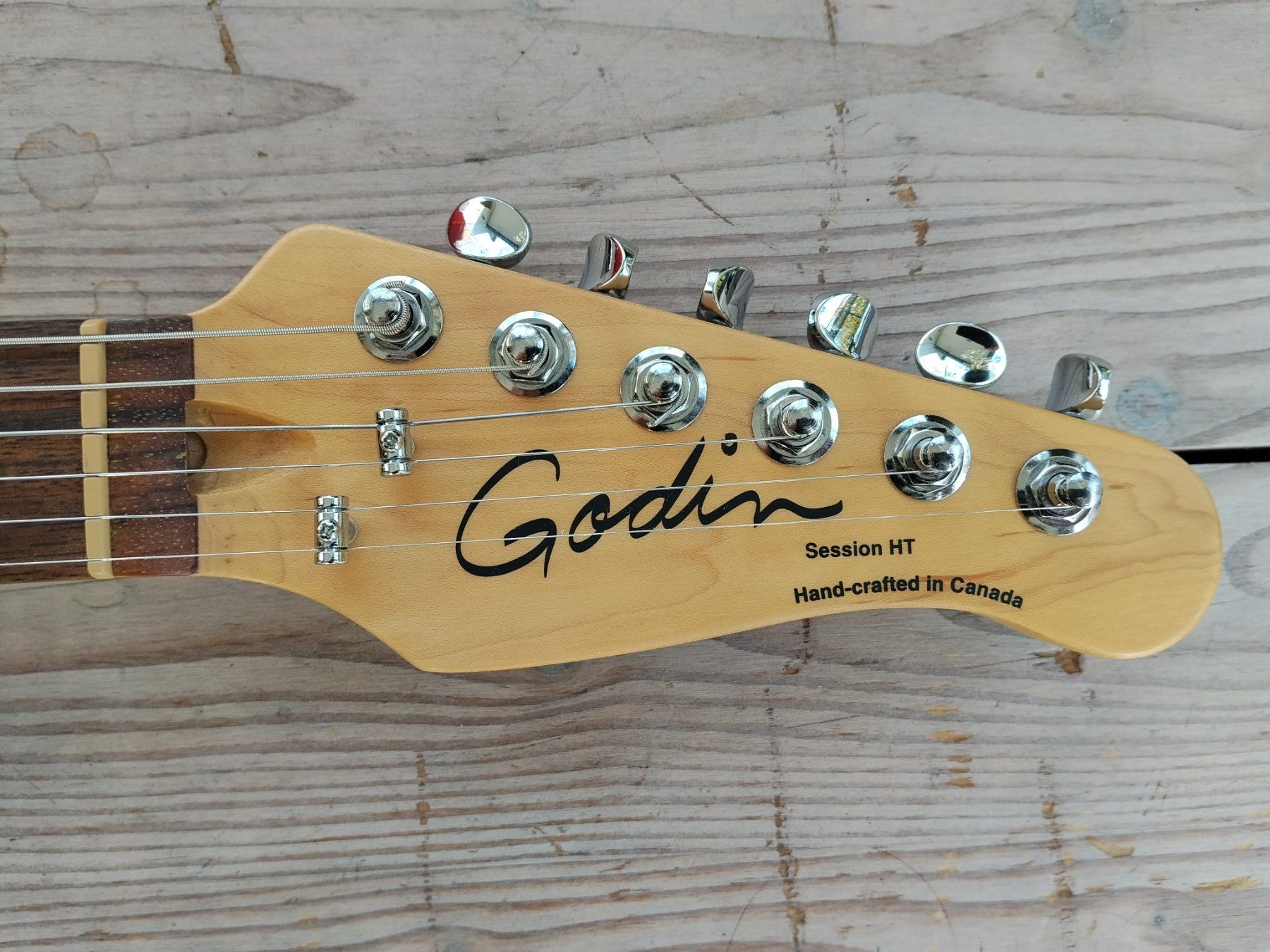 Musikinstrumente: Godin Session HT Matte Black - 12" Griffbrettradius – Gebraucht aus Uster von Rakinom 3