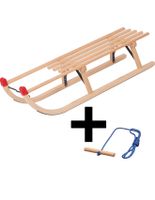 Holzschlitten Davos 100 Alpina Fun by Colint Holz Rodel blau