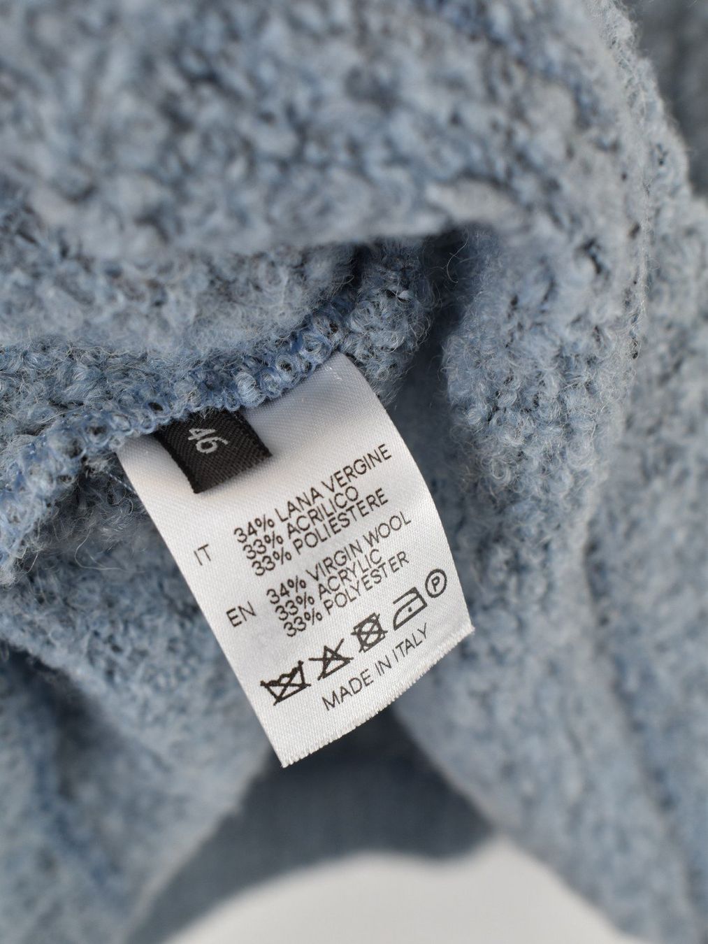Maglioni & Felpe: GWhite Strickpullover, Gr.42/44 (46), blau, oversized – Usato da Nürensdorf venduto da 2ND_STORY 3