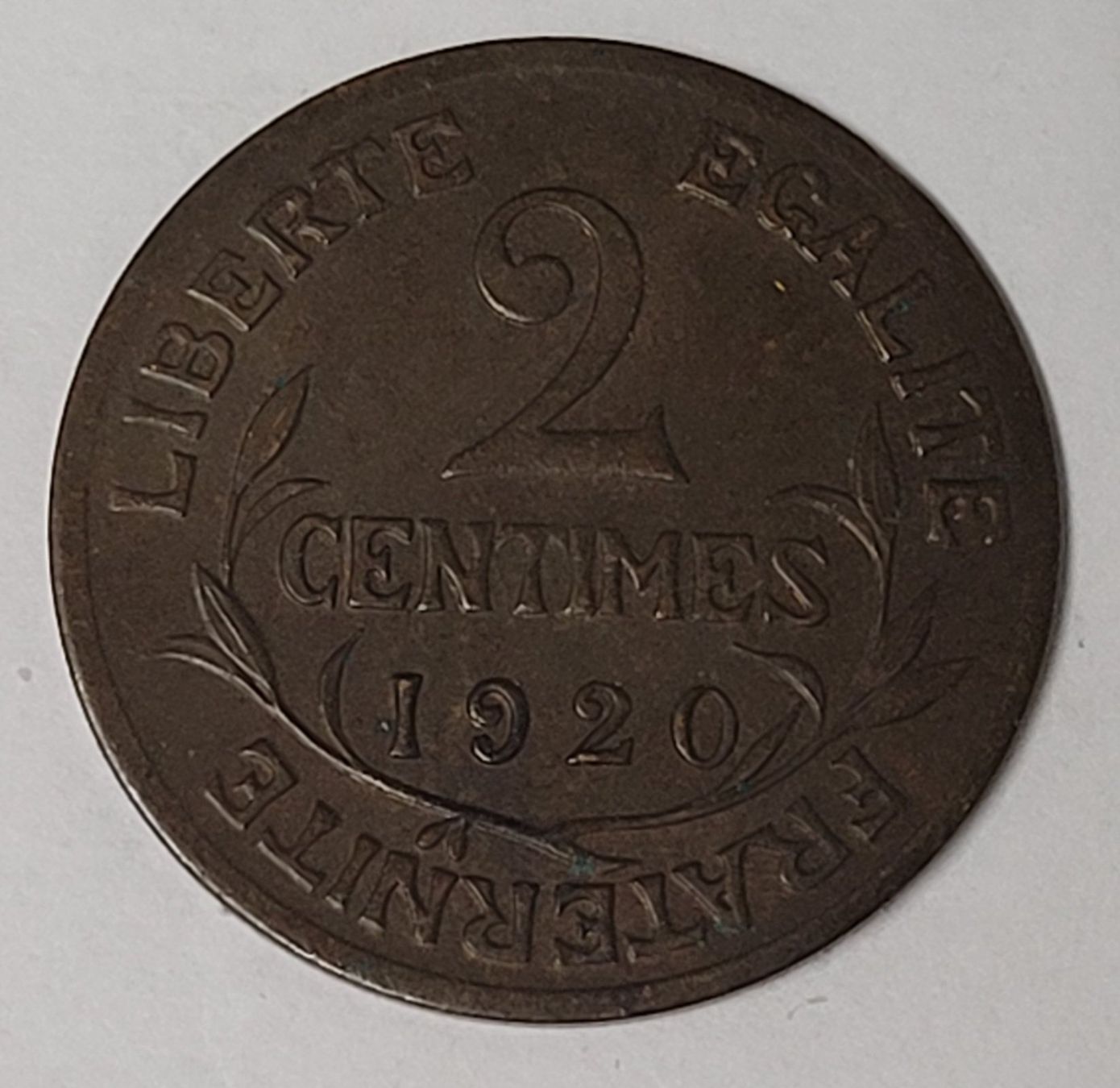 Tutti le monete: 2 CENTIMES / FRANKREICH 1920 – Usato da Mumpf venduto da antonio_schweiz_961