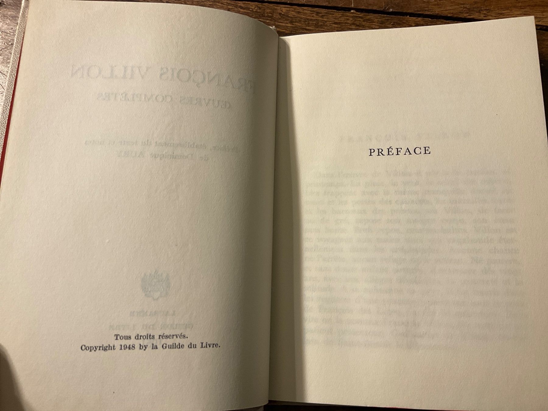 Libri: François Villon - Oeuvres complètes - Belle édition ! – Usato da Avenches venduto da Optimus_ 2