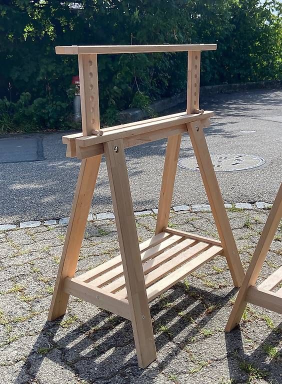 Ikea Altri mobili per ufficio: IKEA FINNVARD-Holzböcke – Usato da Burgdorf venduto da sop_wgm6 1