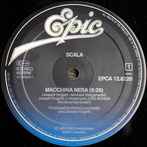 Dischi in vinile: SCALA Macchina Nera 12" Maxi EP D 1985 Italo Disco – Usato da Thun venduto da Pemoya 2