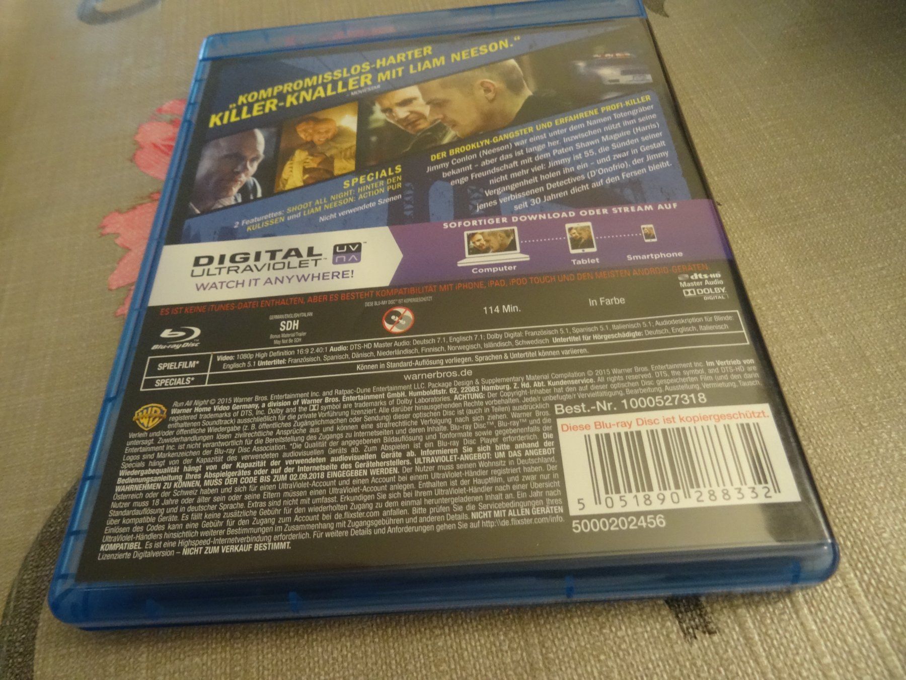 Tutti i DVDs: Run All Night - Liam Neeson Blu-ray: Action – Usato da Olten venduto da Disc-Verkauf 2
