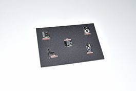 5 Hausamann Pins kompletter Set absolute Rarität