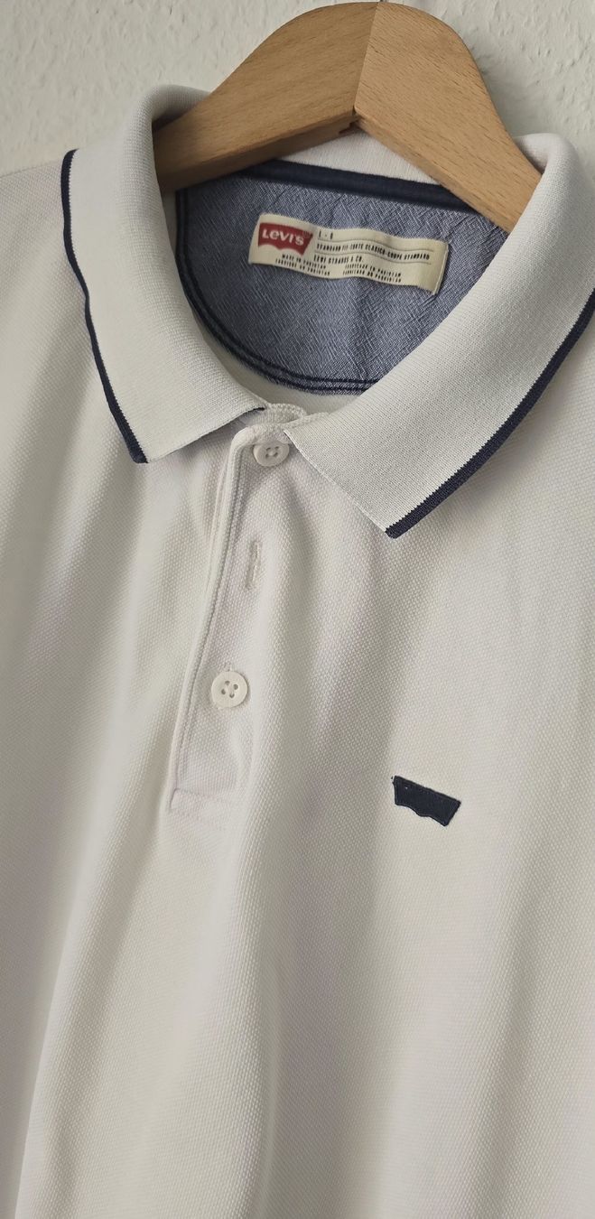 Levi's Magliette Polo: Polo Levi's blanc taille L – Usato da Genève venduto da MariaS2 2