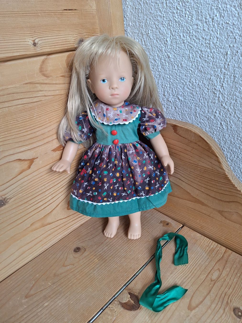 Götz Bambole: Sylvia Natterer Puppenmädchen klein 91/165 – Usato da Au SG venduto da Schnuga 1