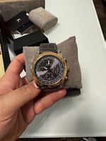 GUESS Chronograph Leder | Mit Box & Frische Batterie
