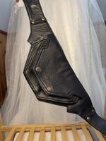 Gürteltasche schwarz Leder Goa