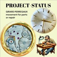 GIRARD-PERREGAUX handaufzug Uhrwerk ungeprüft