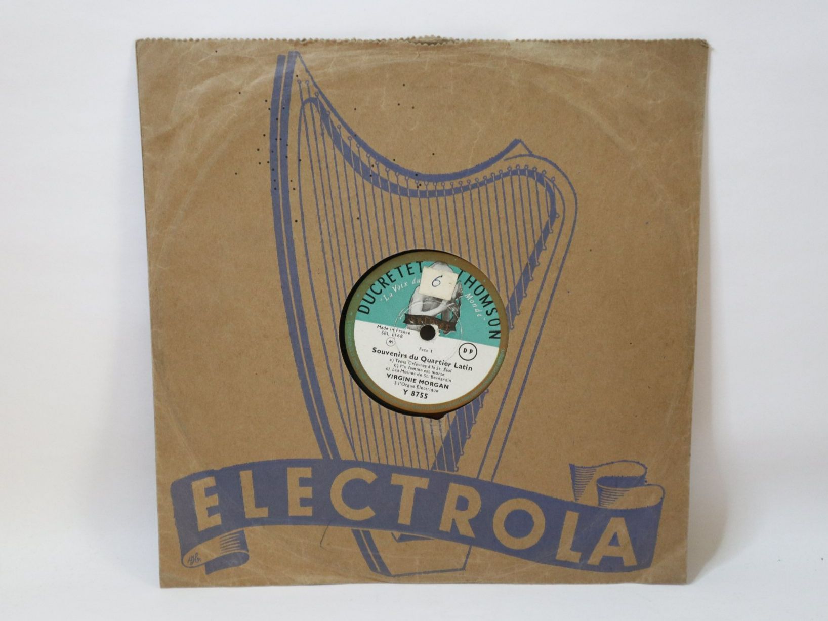 Schallplatten: Schellack Virginie Morgan Souvenirs Du Quartier Latin – Gebraucht aus Eschenbach SG von Astalavista 1