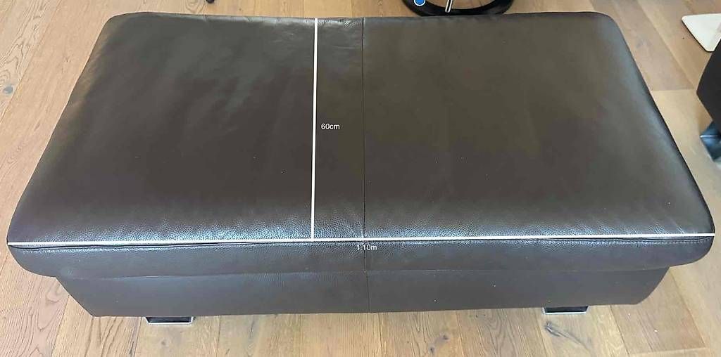 Living Divani Sofas: Echtes Ledersofa-Set (2 Sofas + Hocker) – Gebraucht aus Spreitenbach von lua_6rgh 3