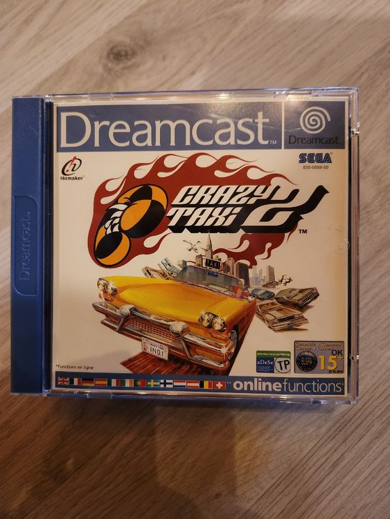 Release d'une version psychédélique de Crazy Taxi 2 Dreamcast, un rendu