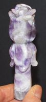 Deko–Heilsteine–M-04- Rose ca.10cm– Traum Amethyst -104 Gr.
